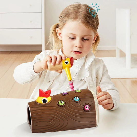 FeedingBird™ - Jouets magnétique attrape - ver | Jeux enfants - Bebesensas